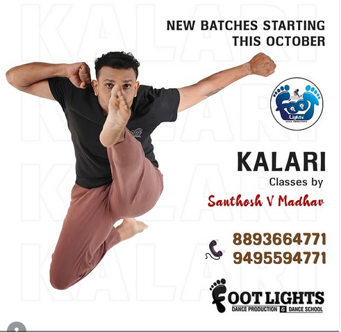 Kalari classes at Footlights